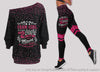 Im A Farm Girl Off Shoulder Long Sleeves Top and Leggings Set Gift For Farmer