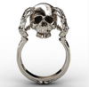 Cool Biker Skull Ring