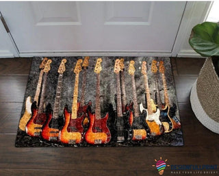 Guitar Doormat Welcome Mat LH Welcome Mats Gifts For Guitar Players Guitar Gifts For Him