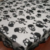 Black Lace Skull Tablecloth