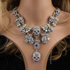 Skeleptico™ - Crystal Skull Necklace - designfullprint