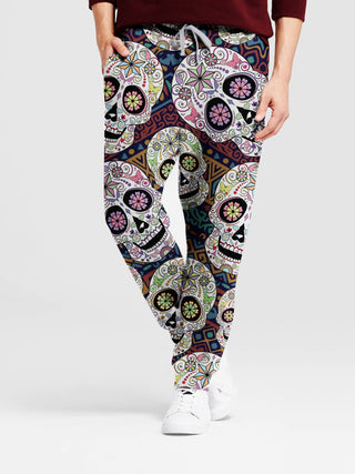 Cinco de Mayo Mexican Skull 3D Leggings/Sweat Pants 006