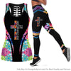 Gift For Christian Quilting and Jesus Tank Top and Leggings Set
