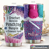 Crocheter Gift I Crochet Love Sewing Quilting Knit Yarn Personalized Tumbler CM