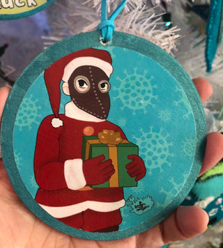 Santa Ornament LH