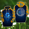 Gift For Hippie Hippie Knock On The Door To My Soul Flower Guitar Unisex Hoodie CH