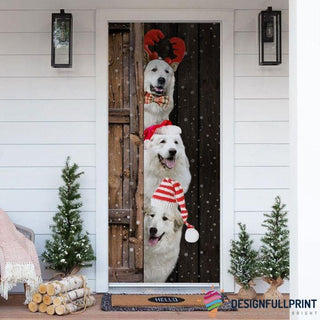 Cocker Spaniel Christmas Cover Door LH