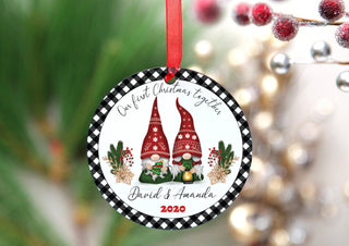 Personalized First Christmas Ornament LH