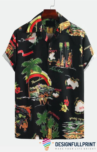 Casual Hawaiian Shirt LH Aloha Shirt Hawaiian Outfit For Men Hawaiian Shirts For Women Hawaiian Shirts For Men