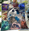 Gift For Dragon Lover Dragon Legend Multi type Sherpa and Quilt Blanket LN