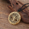 Tree Of Life With Wiccan Pentacle Necklace