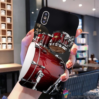 Red Drummer Gift Drum Set Phone Case CM