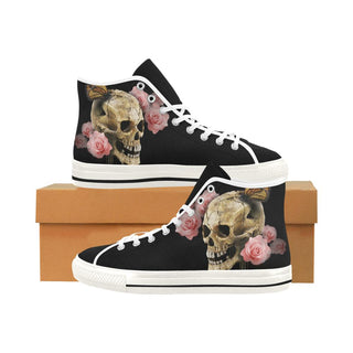 Skull Gift Gift For Butterfly Lover Flower And Butterfly Skull Printed Women's Shoes