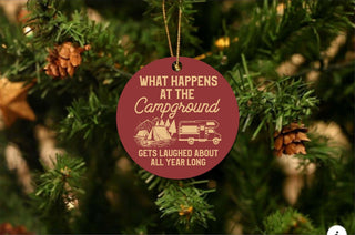 Campground Funny Ornament LH