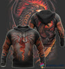 Gift For Dragon Lover Dragon Fire US Unisex Size Hoodie LN