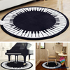 Teclado De Piano Round Rug LH Gift For Piano Lover