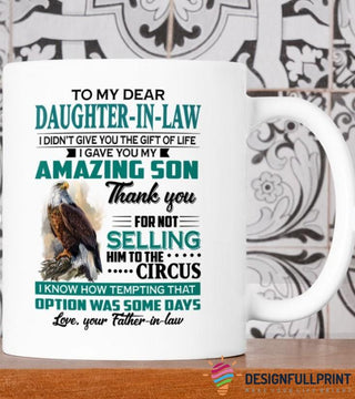 Daughter In Law Mugs LH Birthday Gift For Daughter In Law