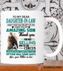 Daughter In Law Mugs LH Birthday Gift For Daughter In Law
