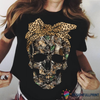 Skull Gift Skull Leopard T-Shirt HG