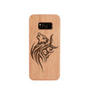 Wood Phone Case for Universal Models - Howling Lonely Wolf 003 - designfullprint