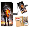 Cell Phone Wallet Case for Universal Models - US ARMY - designfullprint