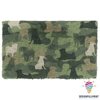 Camo Dogs Welcome Doormat NHD Gifts For Dog Lovers