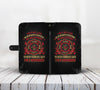 Cell Phone Wallet Case for Universal Models - Fire Dept FireFighter Fire Rescue 003