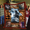 Gift For Wolf Lover Native Wolf Fleece Blankets, Native American Blanket Wolf Blanket Wolves Blanket HG american wolf wolves in native american culture
