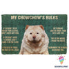 My ChowChow Rules Welcome Doormat NHD