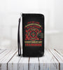 Cell Phone Wallet Case for Universal Models - Fire Dept FireFighter Fire Rescue 003
