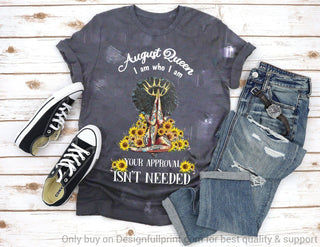 Black Pride August Black Queen Black Pride Shirt August Queen Power 3D T-Shirt LN