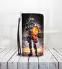 Cell Phone Wallet Case for Universal Models - US ARMY
