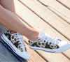 Mexican Sugar Skull Lightweight High Top Canvas Shoes 001 (Men & Women Size) - designfullprint