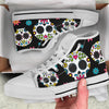 Mexican Sugar Skull Lightweight High Top Canvas Shoes 001 (Men & Women Size) - designfullprint