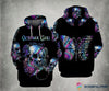Skull Gift October Girl Skull Rose 3D All Over Printed Unisex Hoodie HH