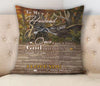PILLOW COVER DEER To My Husband God Blessed The Broken Road