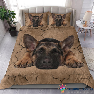 German Shepherd Sleeping Bedding Set CH Gifts For Dog Lovers