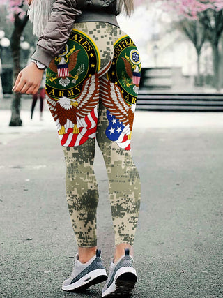 3D Armed Forces US Army Leggings 002 - designfullprint