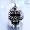 Spiky Ghost Skull Stainless Steel Ring