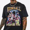 Vintage  Fan Shirt Starting Five Shirt basketball Lover Tshirt HG