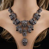Skeleptico™ - Crystal Skull Necklace - designfullprint