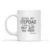 Step Dad Mug Bonus Dad Gift, Gift For Father’s Day, Bonus Dad Gift Ideas
