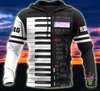 Korg Piano Piano Hoodie Sweatshirt LH Gift For Piano Lover