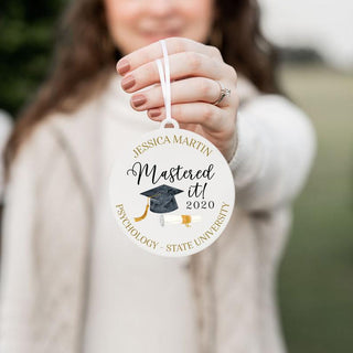 Personalized Mastered It Graduation Ornament LH