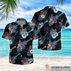 Tropical Guitar Pattern Music Love Hawaii Shirt CM