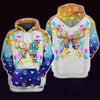 Gift For Butterfly Lover Gift For Hippie Hippie They Whispered To Her You Cannot Withstand The Storm Butterfly Unisex Hoodie CH