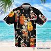 Skull Gift Skull Guitar Pattern Music Love Hawaii Shirt CM