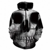3D Skull Death Stare Unisex Hoodie 025 - designfullprint