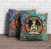 Peace Love Light Little Girl Go And Find Yourself Pillow NHD