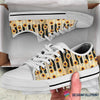 Piano Keyboard Sunflower LowTop Canvas Shoes NHD